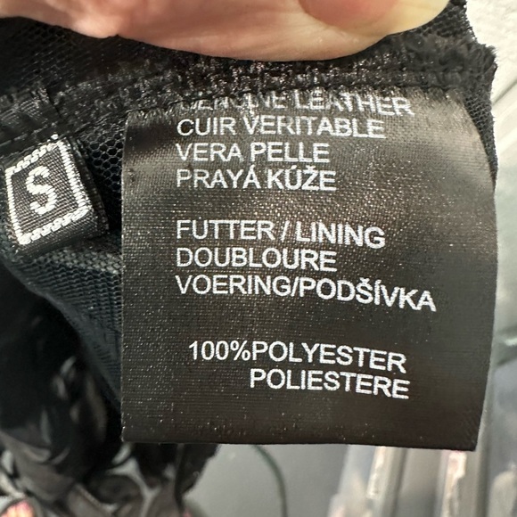 Belgin Francis Black Leather Classic Leaf Jacket Size Small EUC - Picture 8 of 8